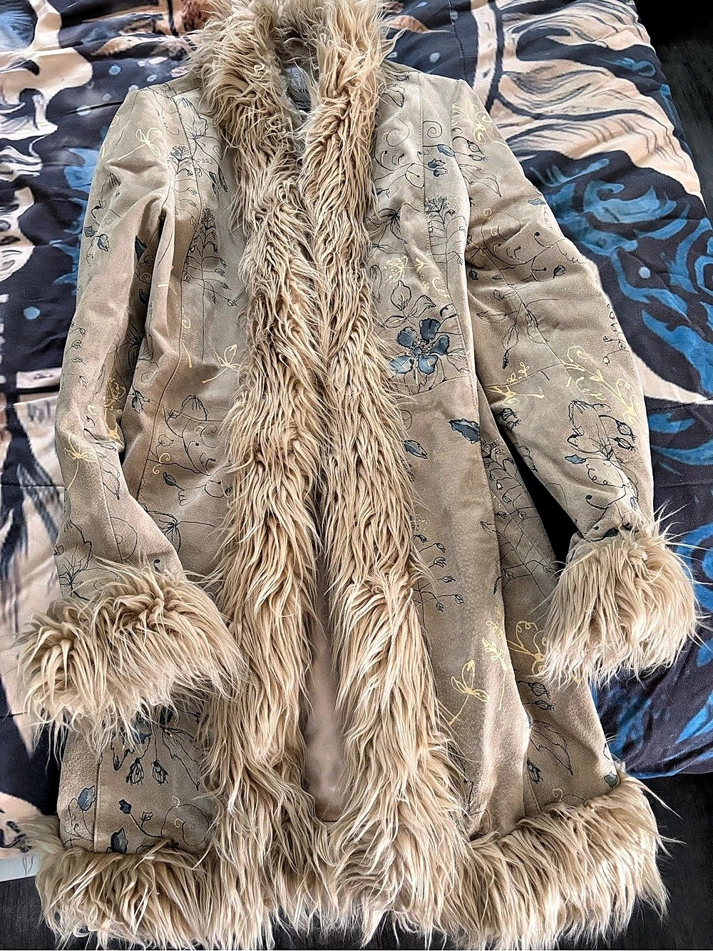 Wilson's Leather Maxima Floral Jacket & Hat Set Size Medium